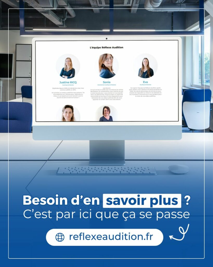 Site internet - Centre audioprothésistes Réflexe Audition